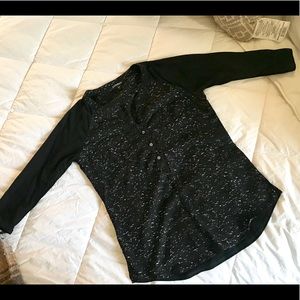 Black and Speckled Top